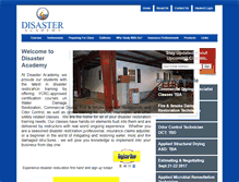 Tablet Screenshot of disasteracademy.com